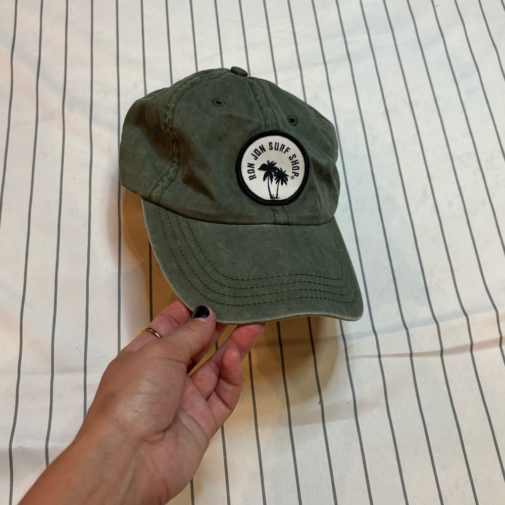 Green Palm Tree Logo Ron Jon Hat